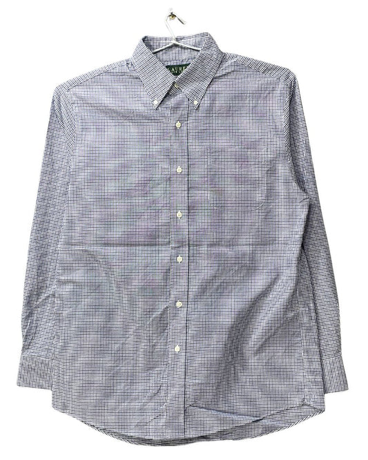 Polo Ralph Lauren Blue Cotton Shirt For Men L