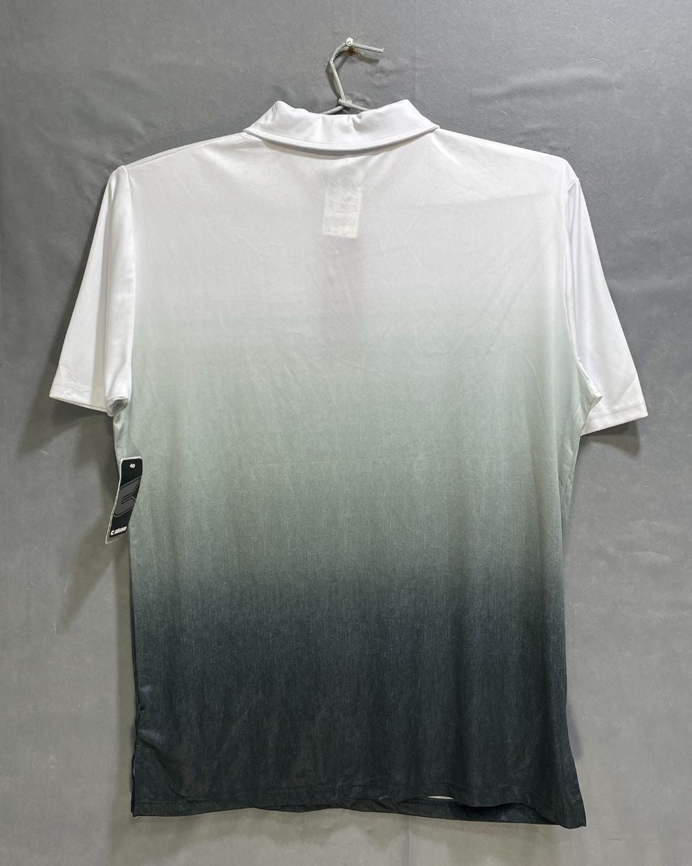 Colosseum White Polyester Sport Polo T Shirt For Men Large