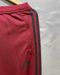 Adidas Maroon Sport Trouser For Men S