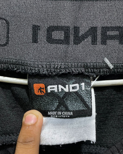 AND1 Black Sport Trouser For Men XL | Preloved Labels