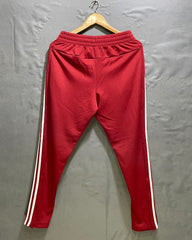 Adidas Maroon Sport Trouser For Men M