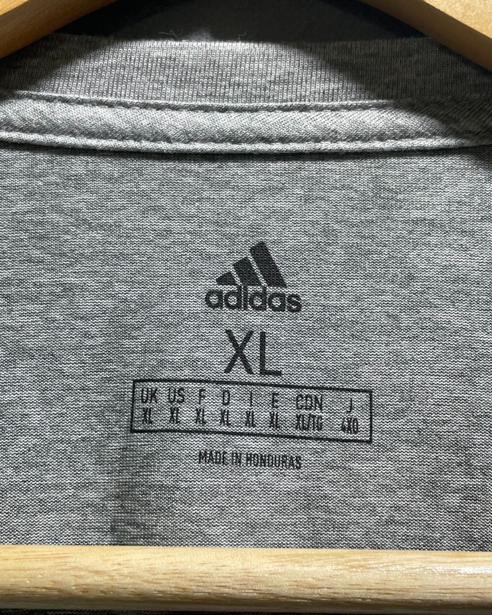 Adidas Gray For Men Sports T Shirt XL | Preloved Labels