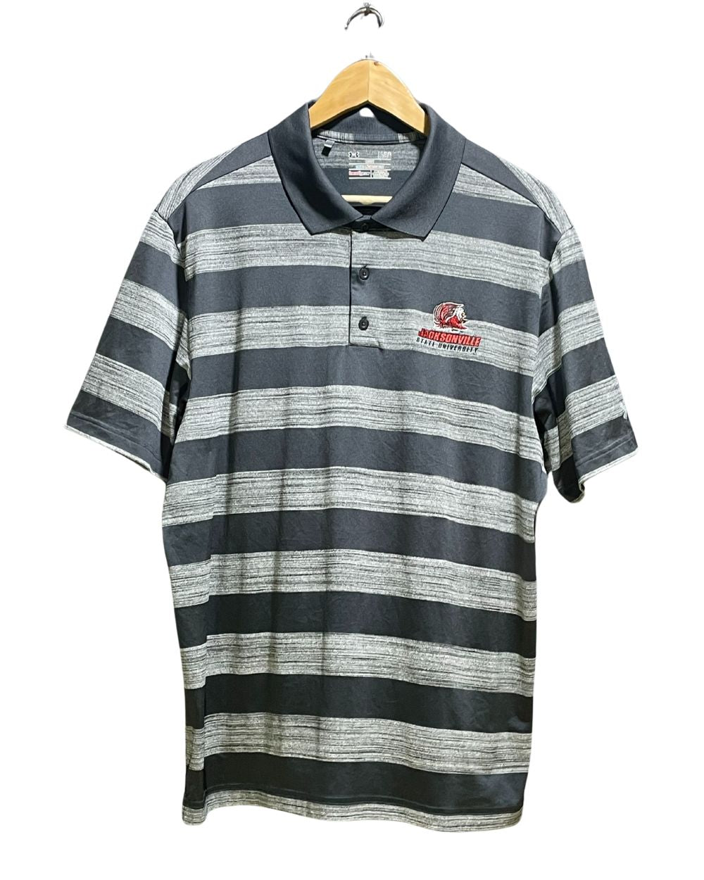 Under Armour Gray Polo T Shirt For Men Large | Preloved Labels