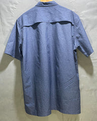 Croft & Barrow Blue Cotton Shirt For Men XL