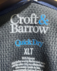 Croft & Barrow Blue Cotton Shirt For Men XL