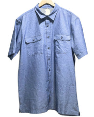 Croft & Barrow Blue Cotton Shirt For Men XL