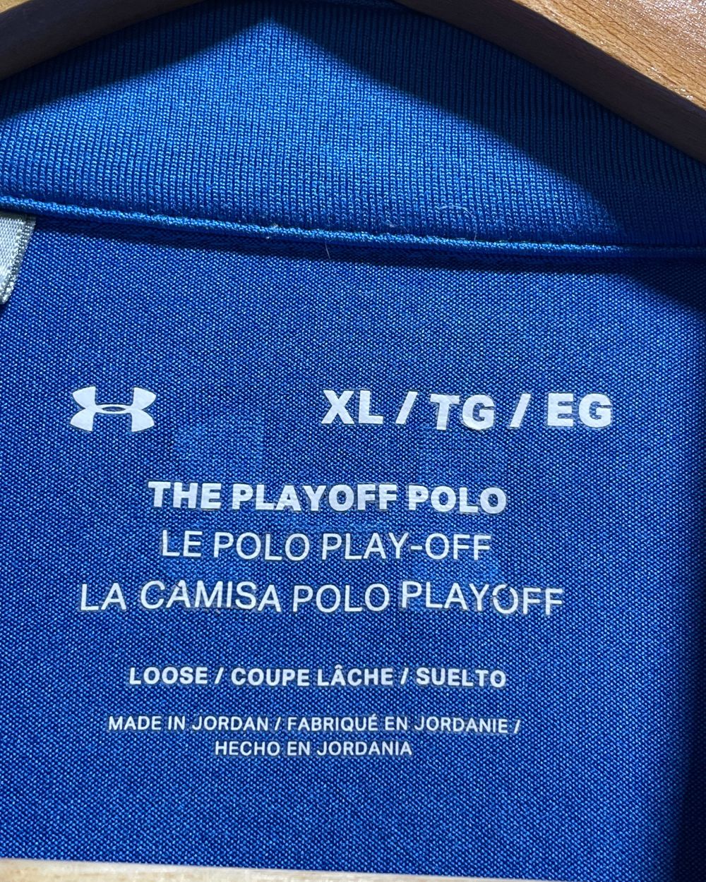 Under Armour Blue Sport Polo T Shirt For Men X Large | Preloved Labels