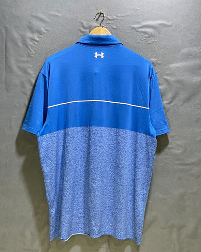 Under Armour Blue Sport Polo T Shirt For Men X Large | Preloved Labels