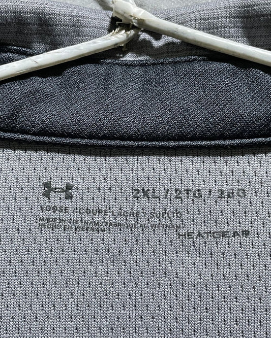 Under Armour Gray Sport Polo T Shirt For Men XX Large | Preloved Labels