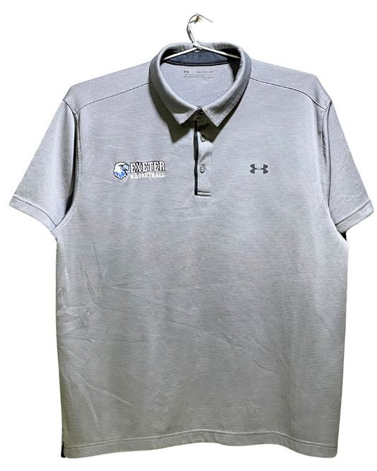 Under Armour Gray Sport Polo T Shirt For Men XX Large | Preloved Labels
