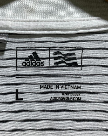 Adidas White Sport Polo T Shirt For Men Large | Preloved Labels