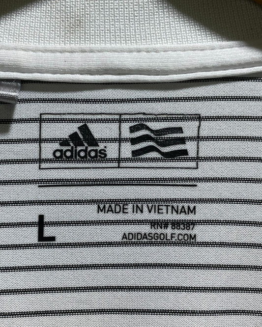 Adidas White Sport Polo T Shirt For Men Large | Preloved Labels