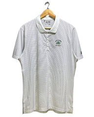 Adidas White Sport Polo T Shirt For Men Large