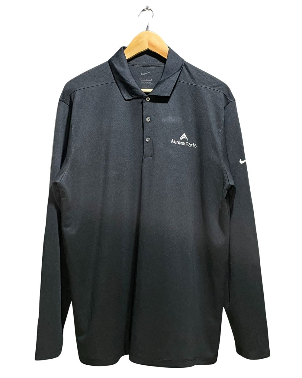Nike Black Sport Polo T Shirt For Men Large | Preloved Labels