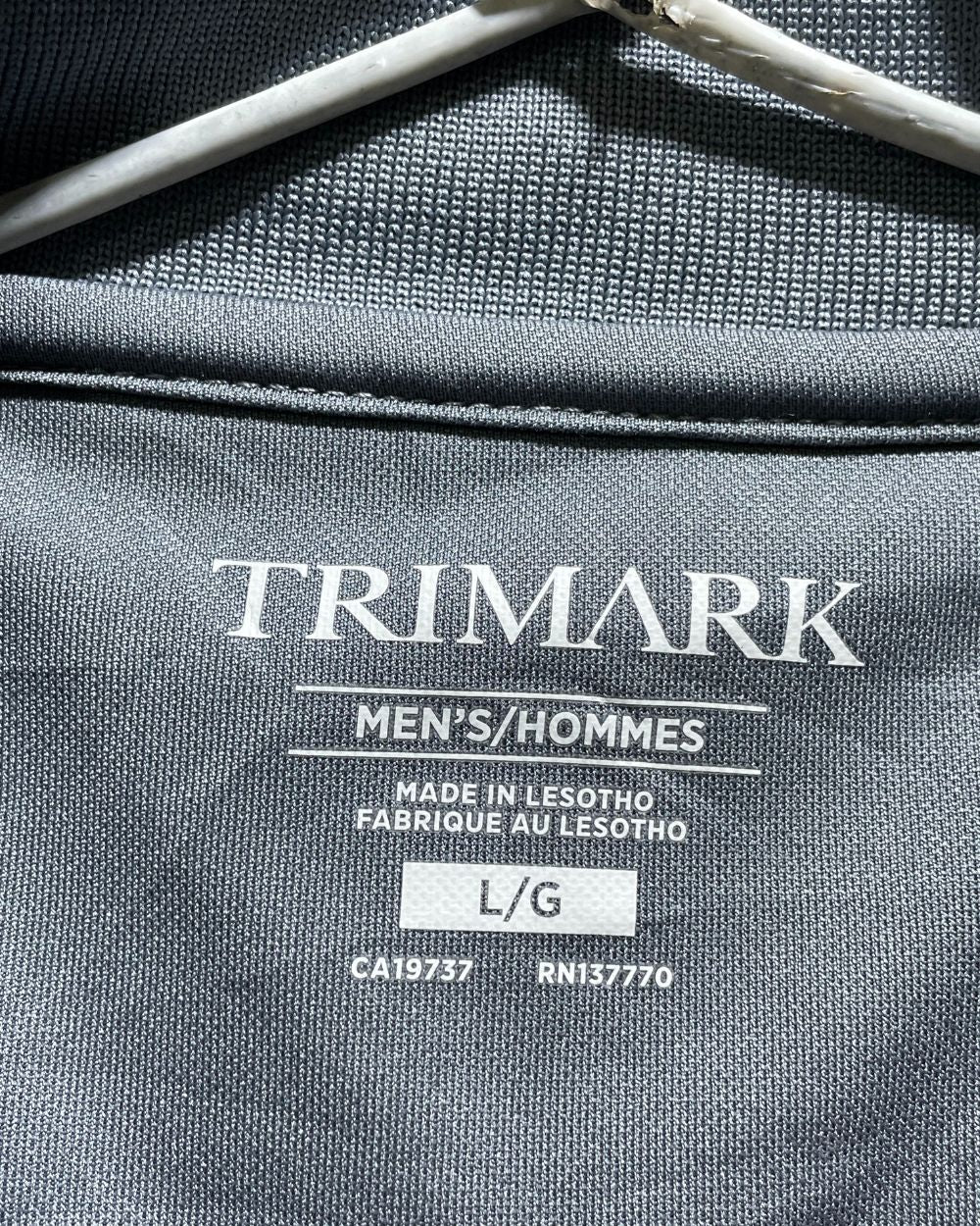 Trimark Gray Sport Polo T Shirt For Men L | Preloved Labels