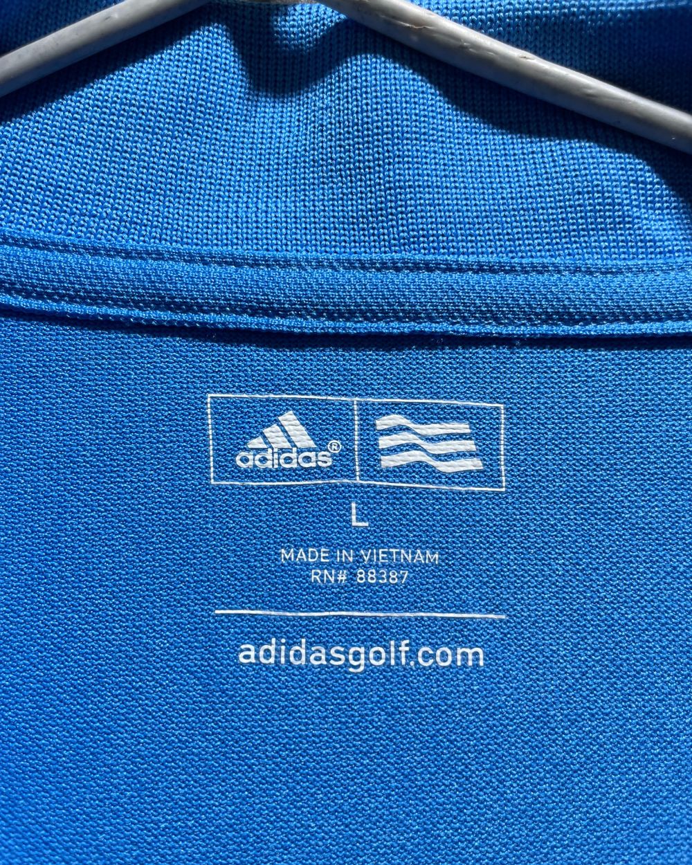Adidas Blue Sport Polo T Shirt For Men Large | Preloved Labels