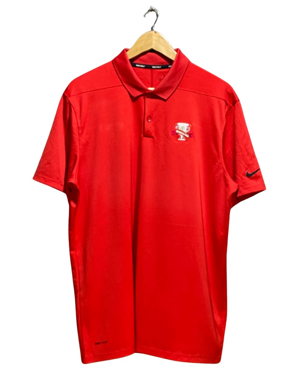 Nike Red Sport Polo T Shirt For Men Large | Preloved Labels