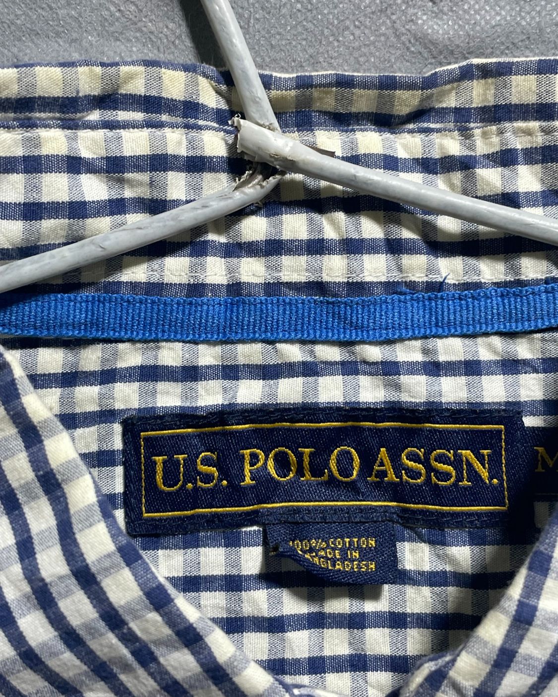 Polo U.S. Assn White Cotton Shirt For Men M | Preloved Labels