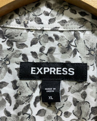 Express Gray Cotton Shirt For Men X Large | Preloved Labels