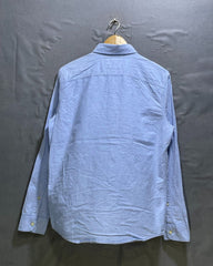 Hollister Blue Cotton Shirt For Men M
