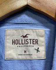 Hollister Blue Cotton Shirt For Men M
