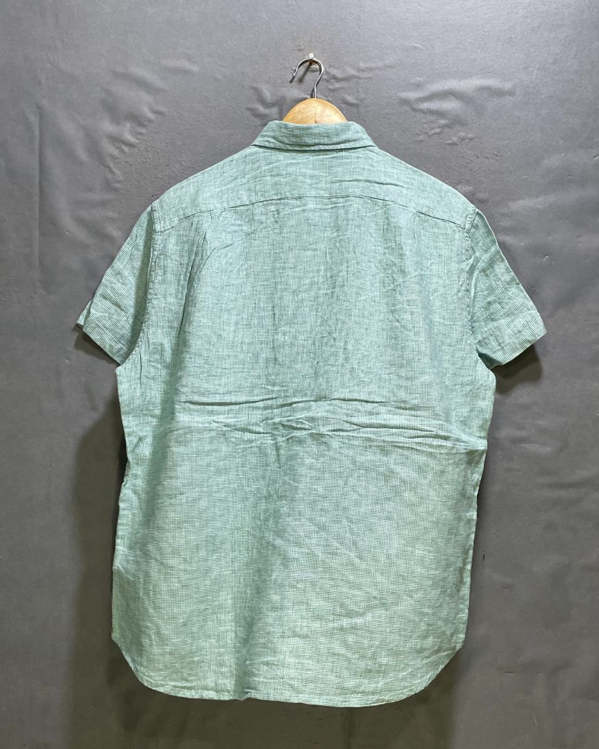 J. Crew Green Cotton Shirt For Men Large | Preloved Labels