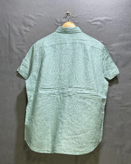 J. Crew Green Cotton Shirt For Men Large