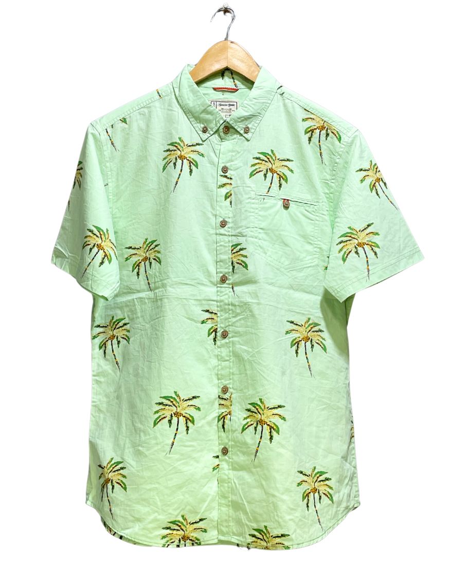 Genius Good Green Cotton Shirt For Men Large | Preloved Labels