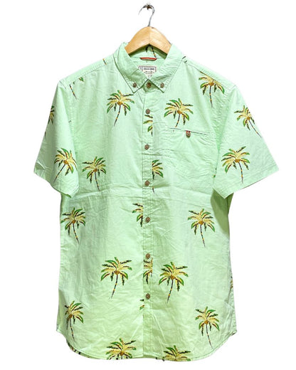 Genius Good Green Cotton Shirt For Men Large | Preloved Labels