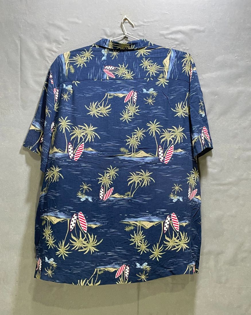 George Blue Cotton Shirt For Men XX Large | Preloved Labels