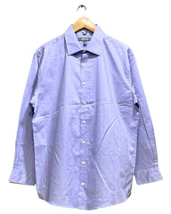 Kenneth Cole Blue Cotton Shirt For Men Large