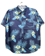 Free Planet Blue Cotton Shirt For Men XX Large | Preloved Labels