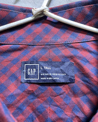 Gap Red Cotton Shirt For Men Large | Preloved Labels