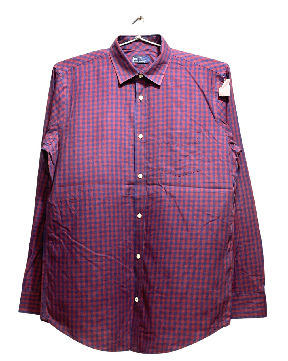 Gap Red Cotton Shirt For Men Large | Preloved Labels