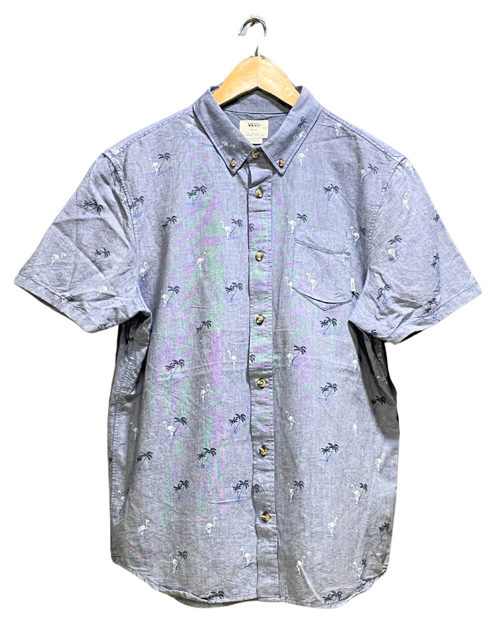 Vans Blue Cotton Shirt For Men S | Preloved Labels