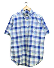 Nautica Blue Cotton Shirt For Men M | Preloved Labels