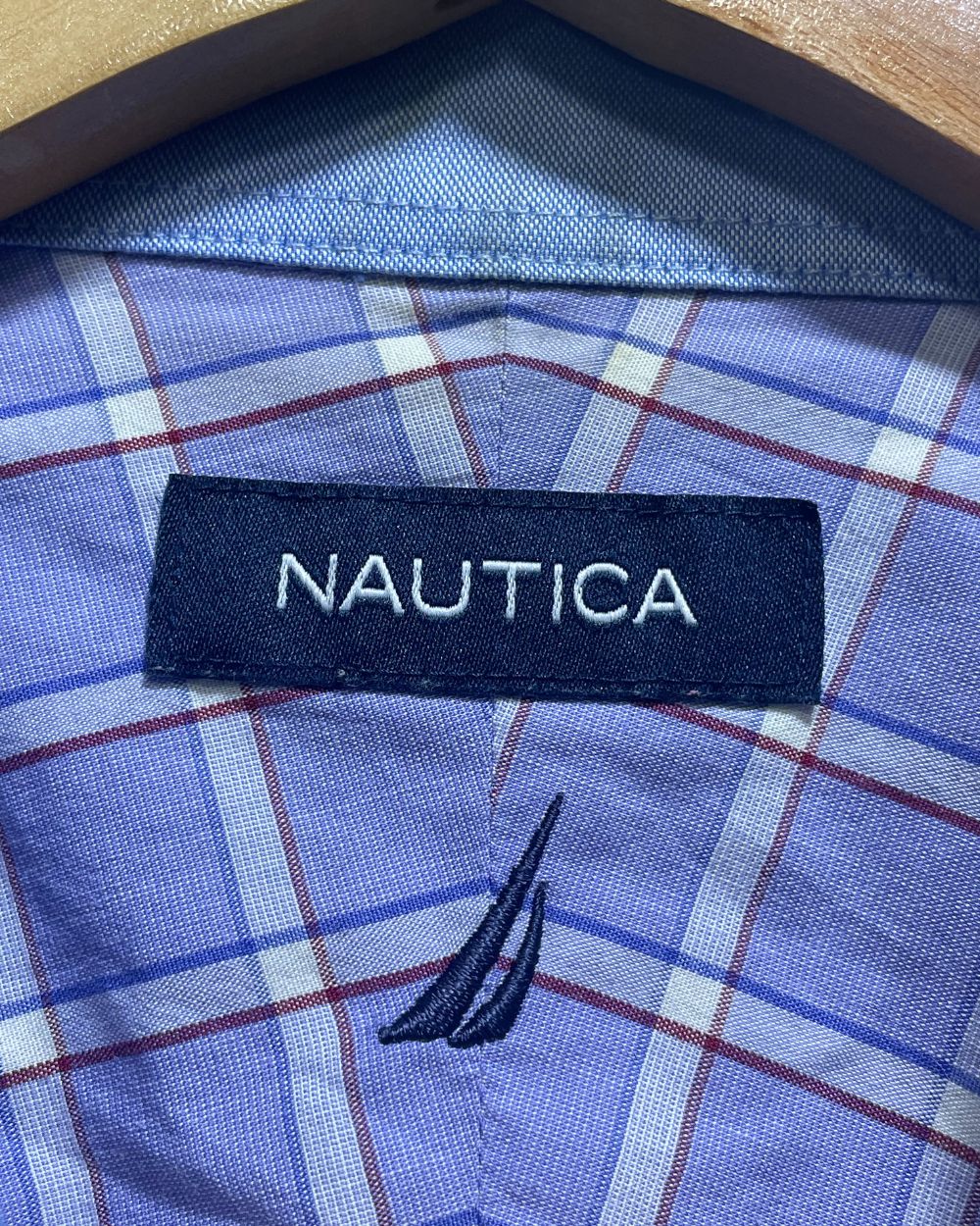 Nautica Purple Cotton Shirt For Men X Large | Preloved Labels