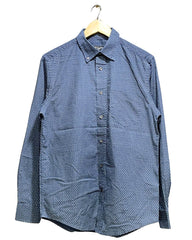 George Blue Cotton Shirt For Men M | Preloved Labels