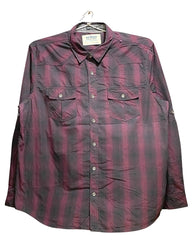 Urban Pipeline Maroon Cotton Shirt For Men XX Large | Preloved Labels