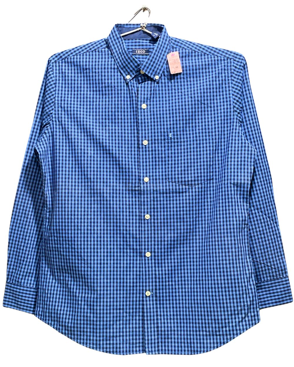 Izod Blue Cotton Shirt For Men M | Preloved Labels