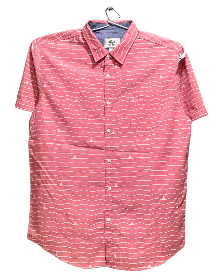 Ecko Unltd Red Cotton Shirt For Men Large | Preloved Labels