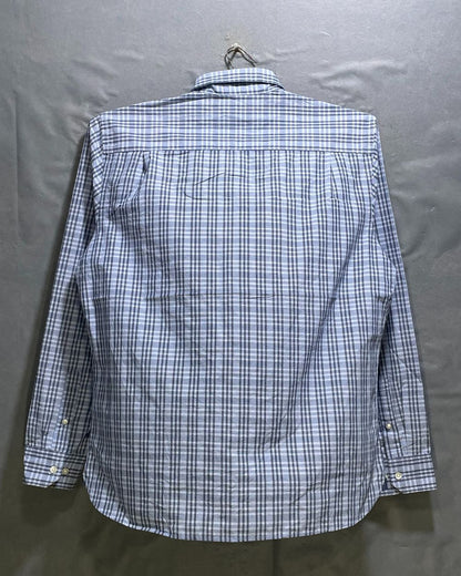Van Heusen Blue Cotton Shirt For Men Large | Preloved Labels