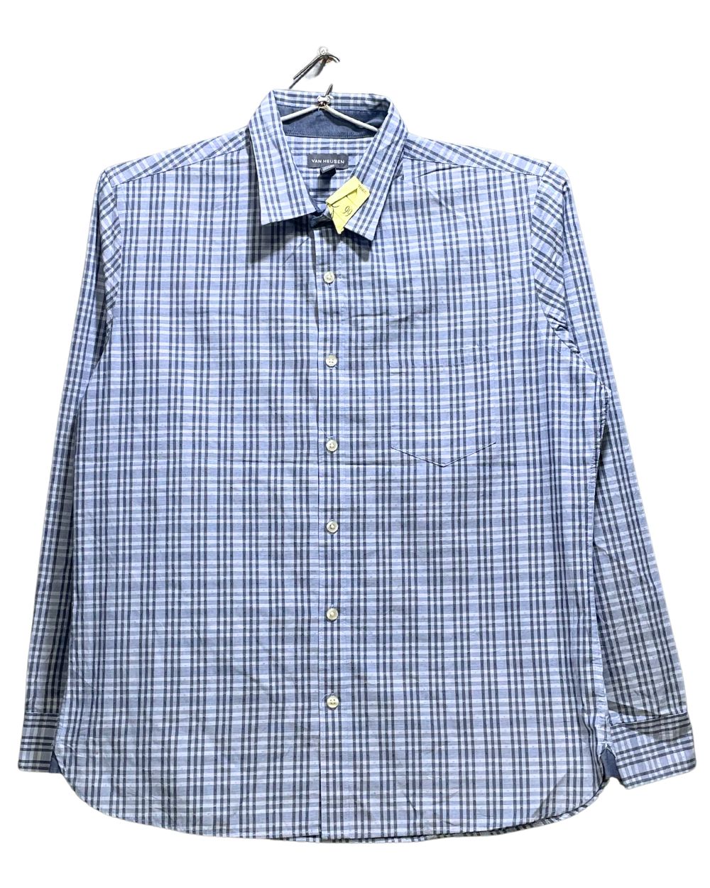 Van Heusen Blue Cotton Shirt For Men Large | Preloved Labels