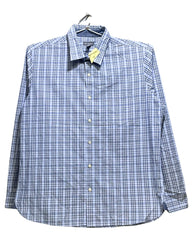 Van Heusen Blue Cotton Shirt For Men Large | Preloved Labels