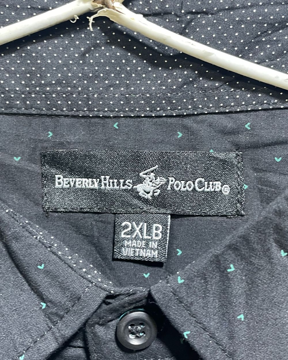Polo Beverly Hills Club Black Cotton Shirt For Men XX Large | Preloved Labels