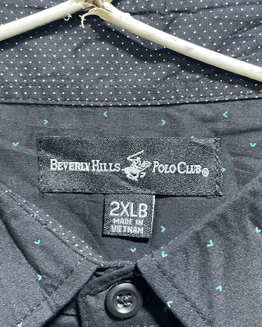 Polo Beverly Hills Club Black Cotton Shirt For Men XX Large | Preloved Labels