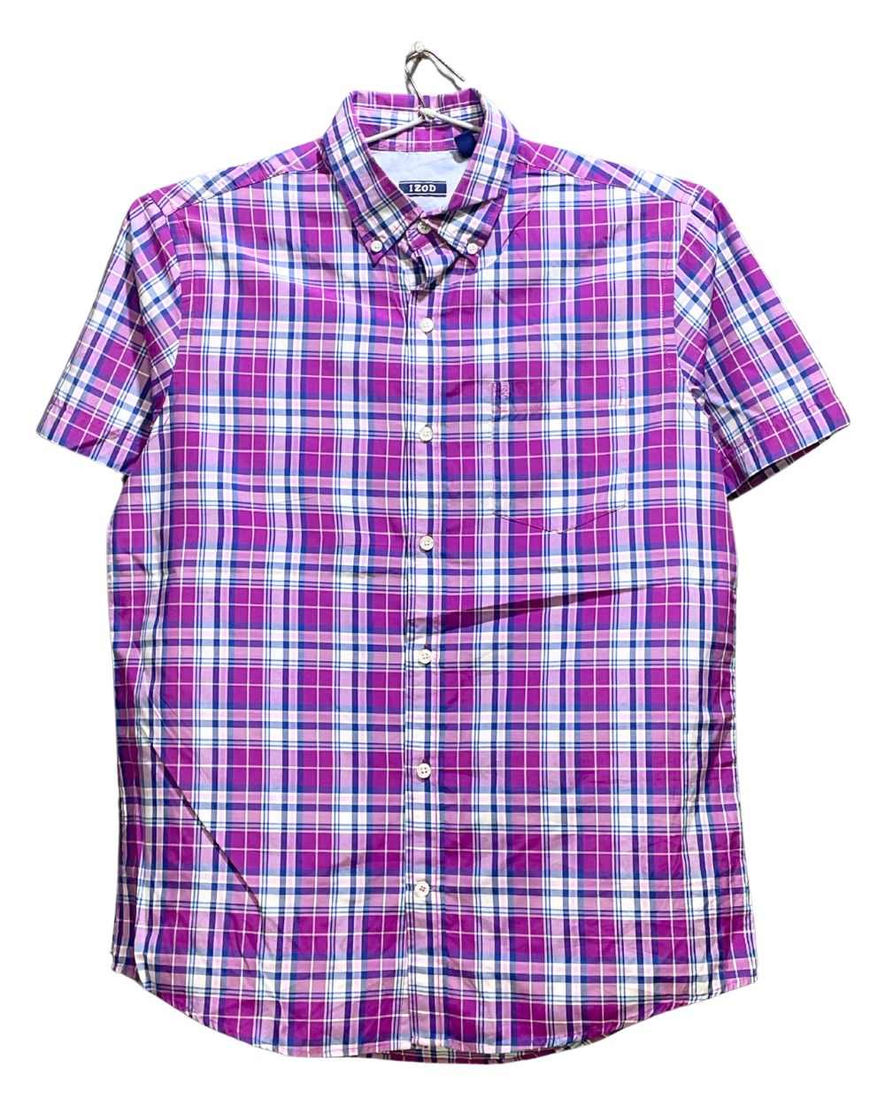 Izod Purple Cotton Shirt For Men M | Preloved Labels