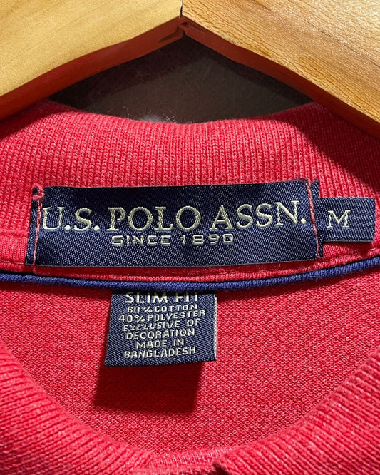 Polo U.S. Assn Red Polo T Shirt For Men M | Preloved Labels