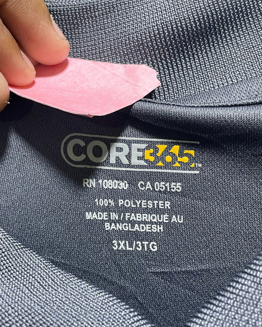Core 365 Gray Sport Polo T Shirt For Men 3X Large | Preloved Labels