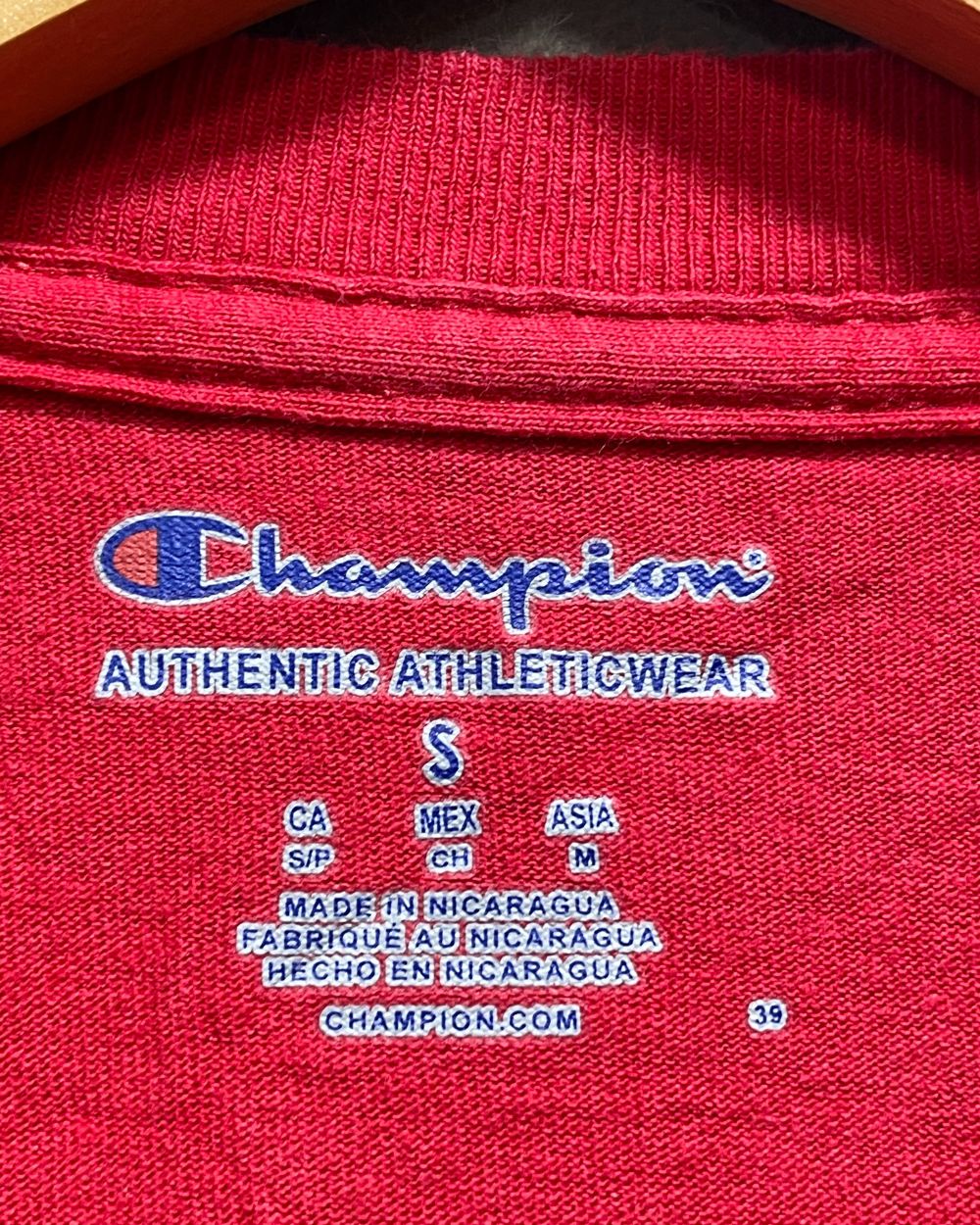 Champion Red T Shirt For Men S | Preloved Labels